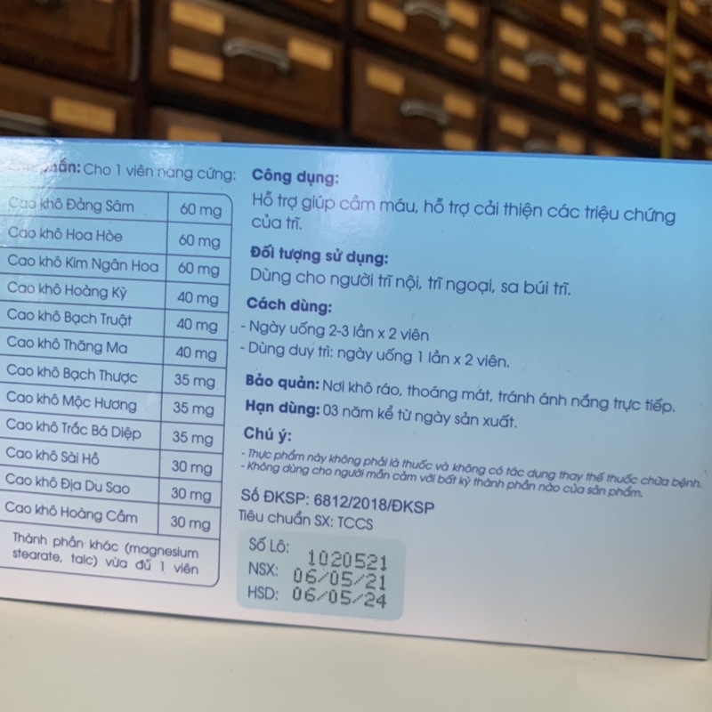 Bye Tri Plus - trĩ, giúp giảm đau, co búi trĩ, phù nề - Byetri Plus