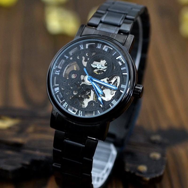 C07 Đồng hồ cơ nam WINNER_BLACK_AMERICAN | BigBuy360 - bigbuy360.vn