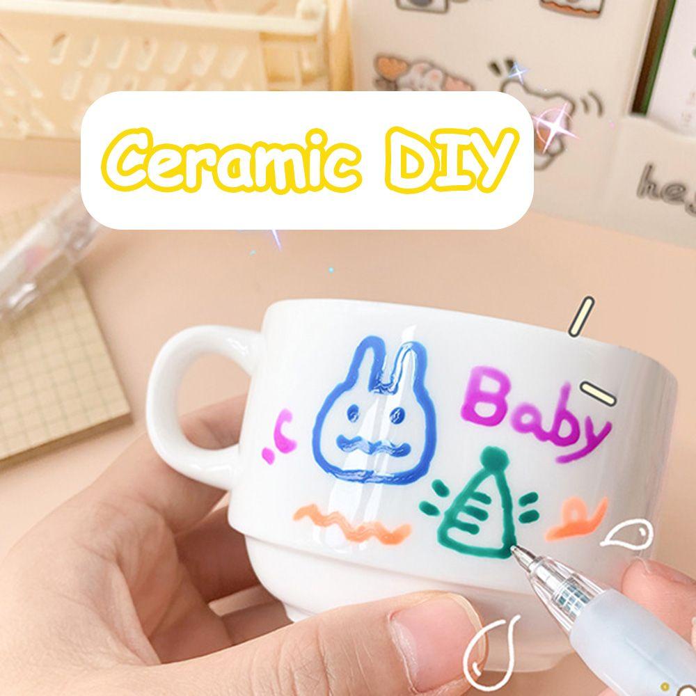 Set 12 Bút Mực Gel 3D Dạng Nhấn Nhiều Màu Sắc