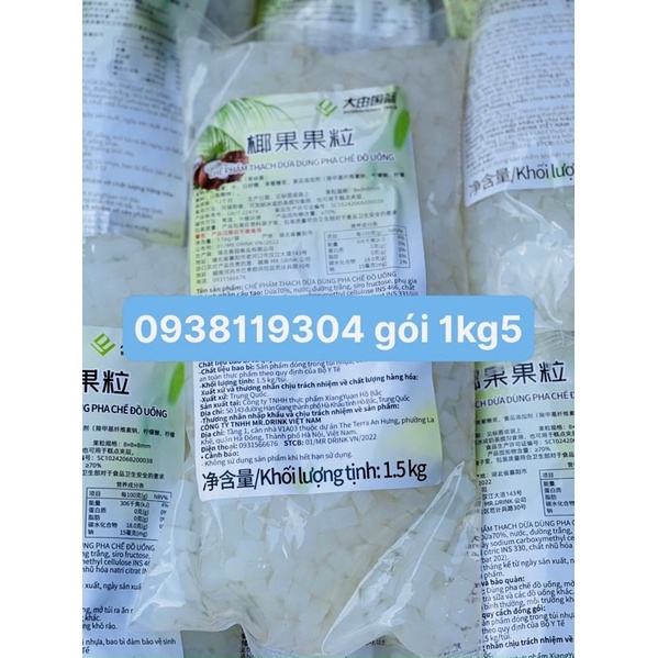 Thạch dừa dedu đài loan 1kg5 giòn ngon