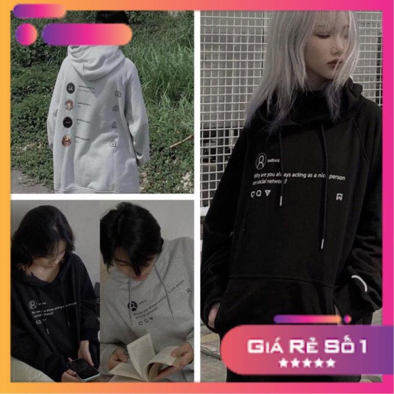 Áo Nỉ Hoodie Sadboiz Máy Ảnh Chất Nỉ Dày Dặn Form Rộng Unisex Nam Nữ Đều Mặc Được( Hàng Sẵn)
