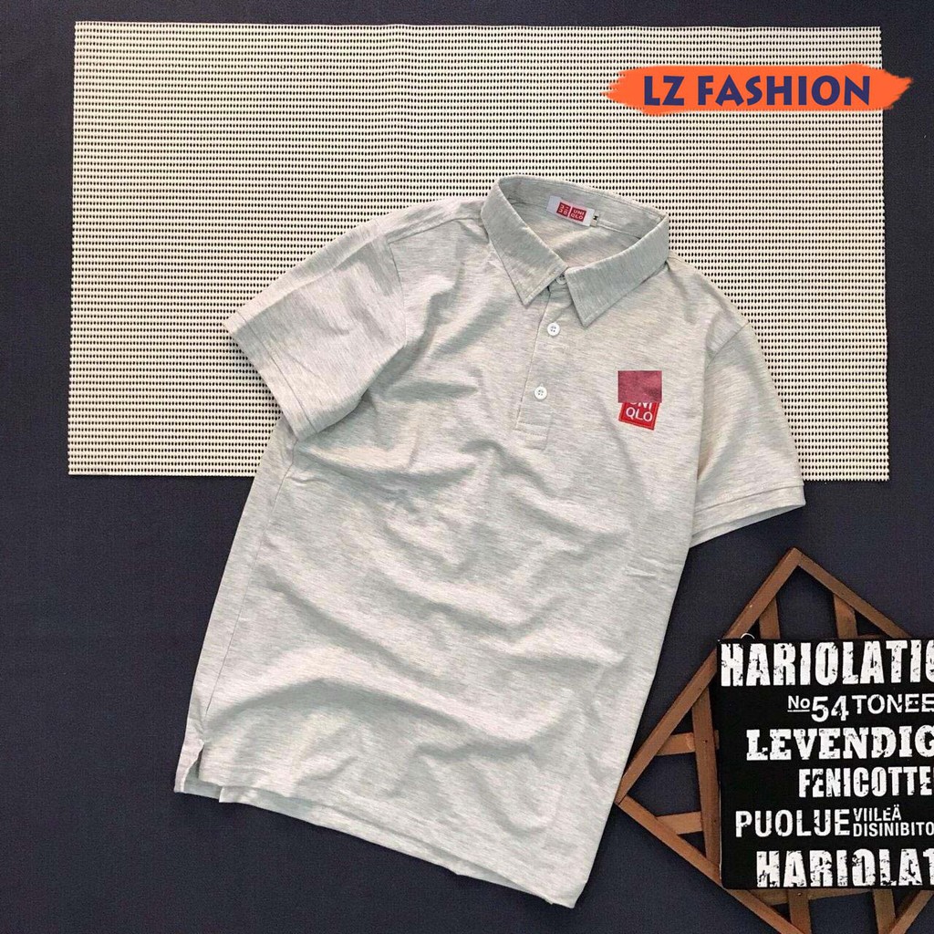 Áo thun nam tay ngắn có cổ logo thêu đơn giản - LZ FASHION - PS002 | BigBuy360 - bigbuy360.vn