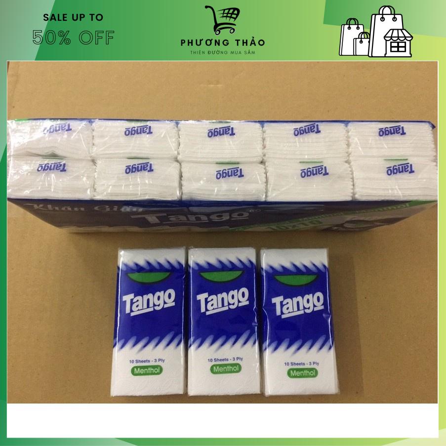 Combo 4 bịch giấy Tango 10 tờ 2 lớp dễ mang theo siêu rẻ giá tốt