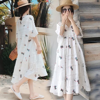 Váy bầu dài Hàn Quốc mới