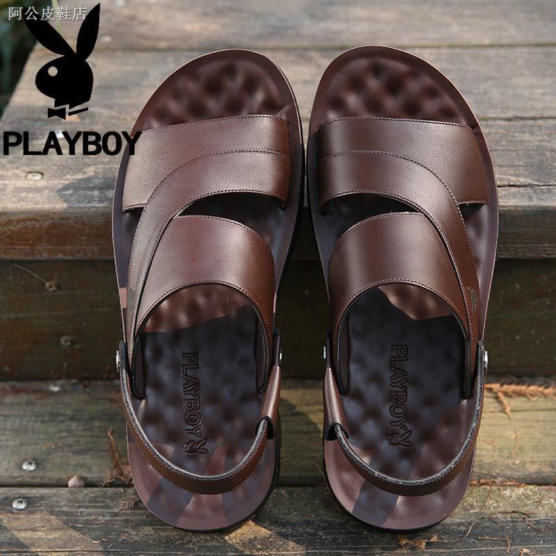 Playboy Giày Sandal Chống Trượt Chống Thấm Nước Thời Trang Cho Nam