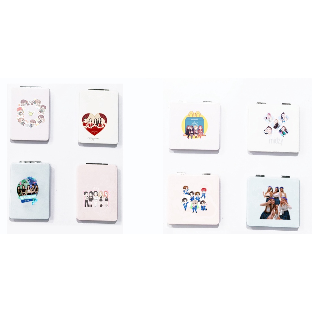 Gương 2 mặt GOT7 MAMAMOO ITZY RED VELVET GPI51 idol kpop cute dễ thương