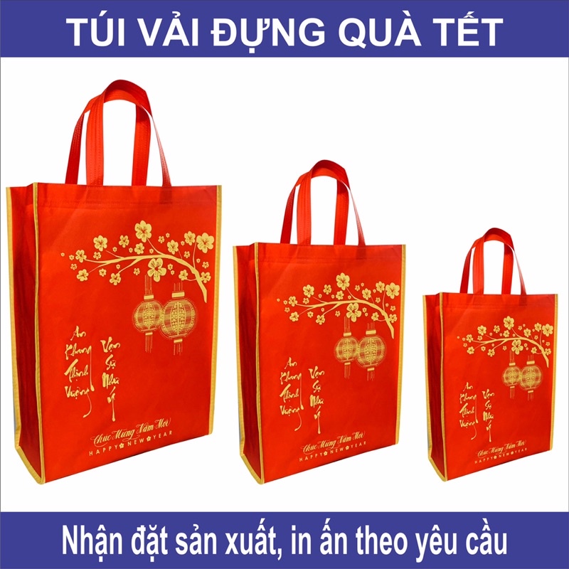 Túi hộp đựng quà tết, có 6 size