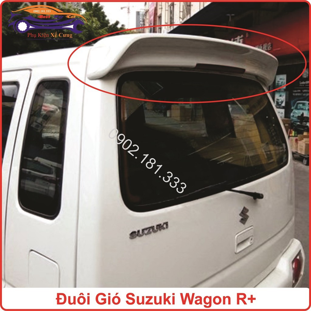 Đuôi Gió Suzuki Wagon R kèm đèn LED