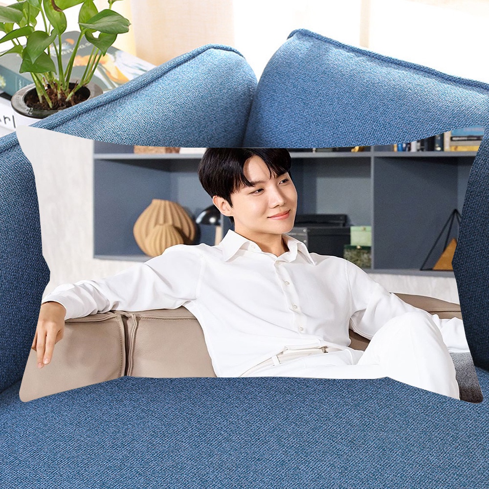 Vỏ Gối Chữ Nhật Một Mặt In Hình BTS Bangtan Boys Dalmjung Polyeste Trang Trí Nhà Cửa