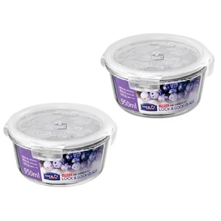Hộp thủy tinh chịu nhiệt lock&lock (380ml/950ml/1lít)