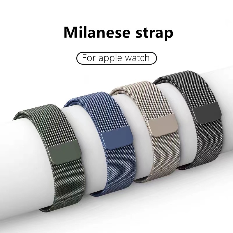 Dây Đeo Từ Tính milano 45mm 41mm 38mm 42mm 40mm 44mm Cho iwatch serie 7 se 6 5 4 3 2