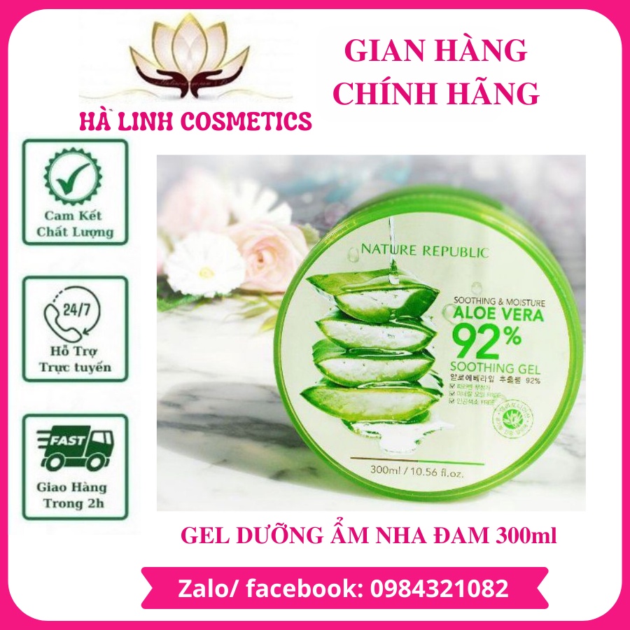 Gel Nha Đam Lô Hội dưỡng da, cấp ẩm 300gr