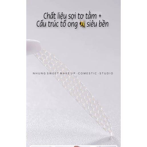 Kích mí tàng hình - Mí lưới có sẵn keo tẩm đẫm miếng kích mí chỉ cần xịt nước