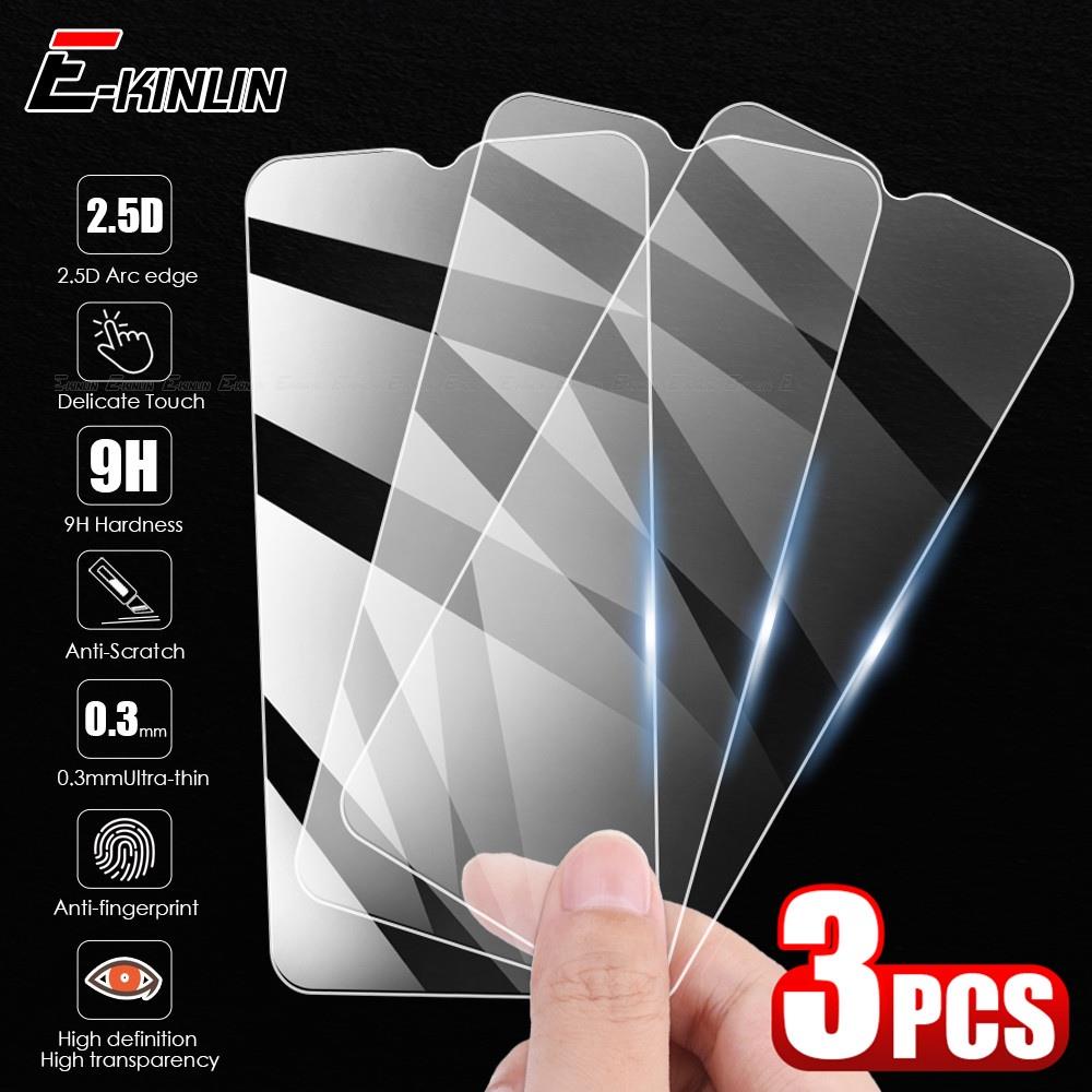Set 3 Kính Cường Lực 9H 2.5D Bảo Vệ Màn Hình Điện Thoại Motorola Moto G10 G9 G8 G7 Power Lite Play G5S Plus