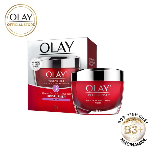 Kem Dưỡng Da Chống Lão Hóa Ban Đêm Olay Regenerist Micro-Sculpting Cream (50g)