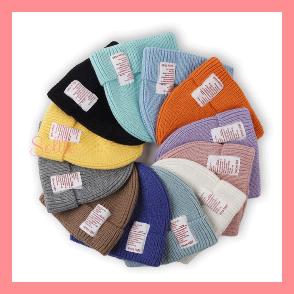 Nón len mũ beanie hip hop chất ngầu Hàn Quốc Sollle M02N