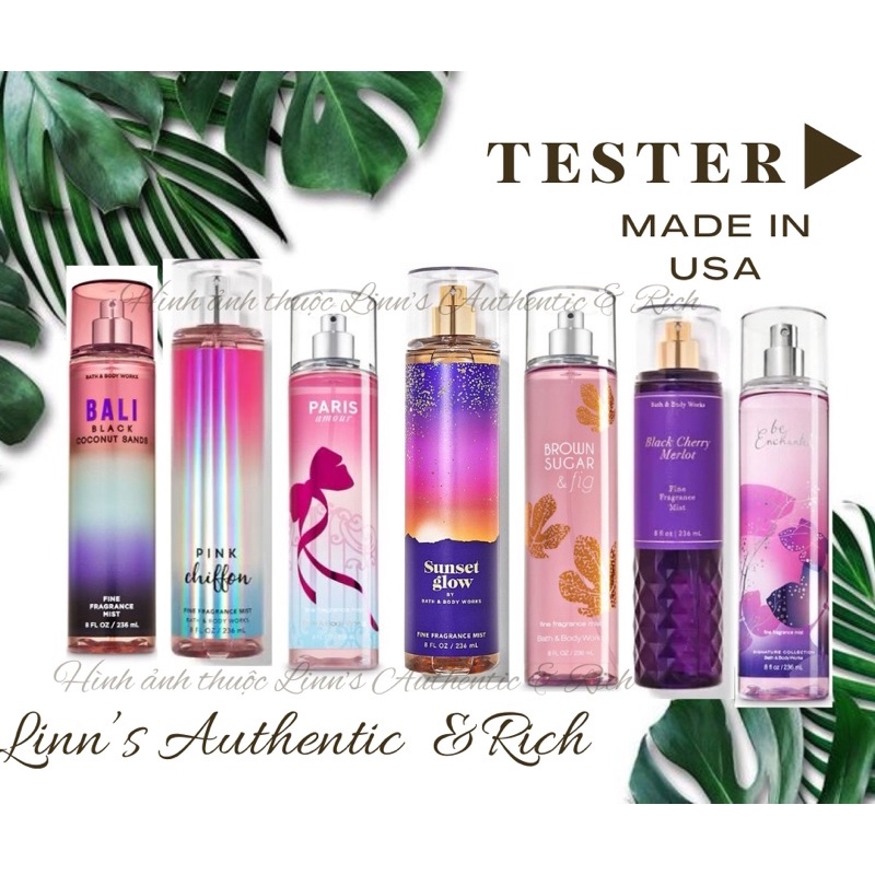 PART 2 - Xịt Thơm Toàn Thân Body Mist Bath & Body Works