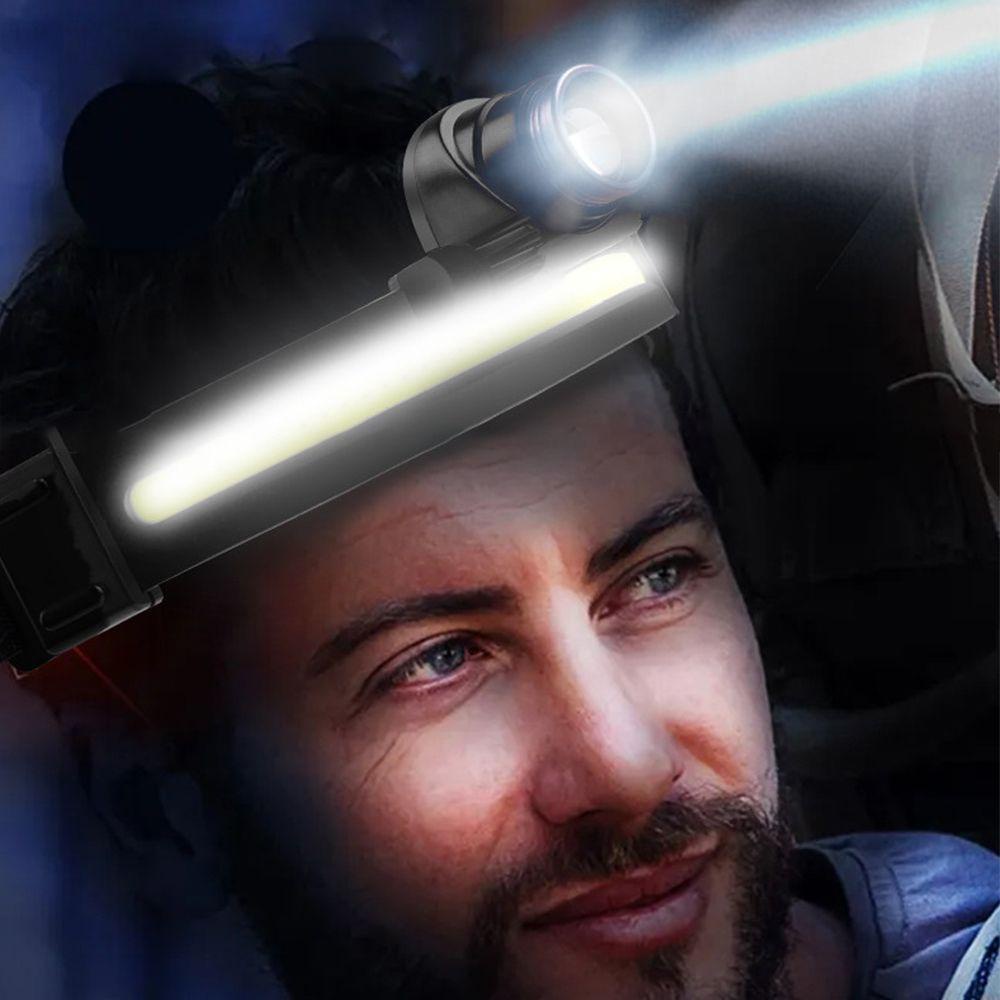 GOGOUP Đèn Đeo Trán COB Cảm Ứng XPG Sạc USB Dùng Khi Đi Cắm Trại