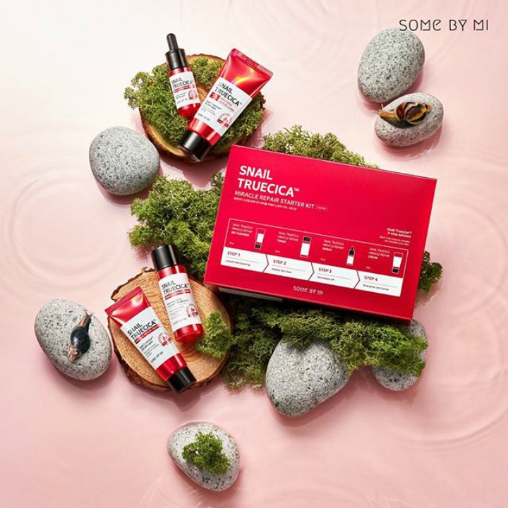 Set dưỡng da ốc sên Some By Mi Snail Truecica Miracle Repair Star Started Kit