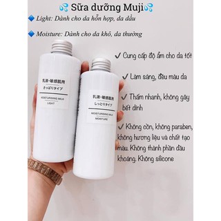 Sữa dưỡng Muji Moisturising Milk Moisture