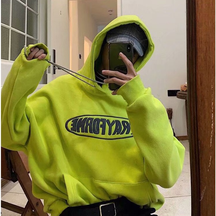 Áo Hoodie Dáng Rộng In Họa Tiết Đơn Giản Thời Trang Cho Nam Giới