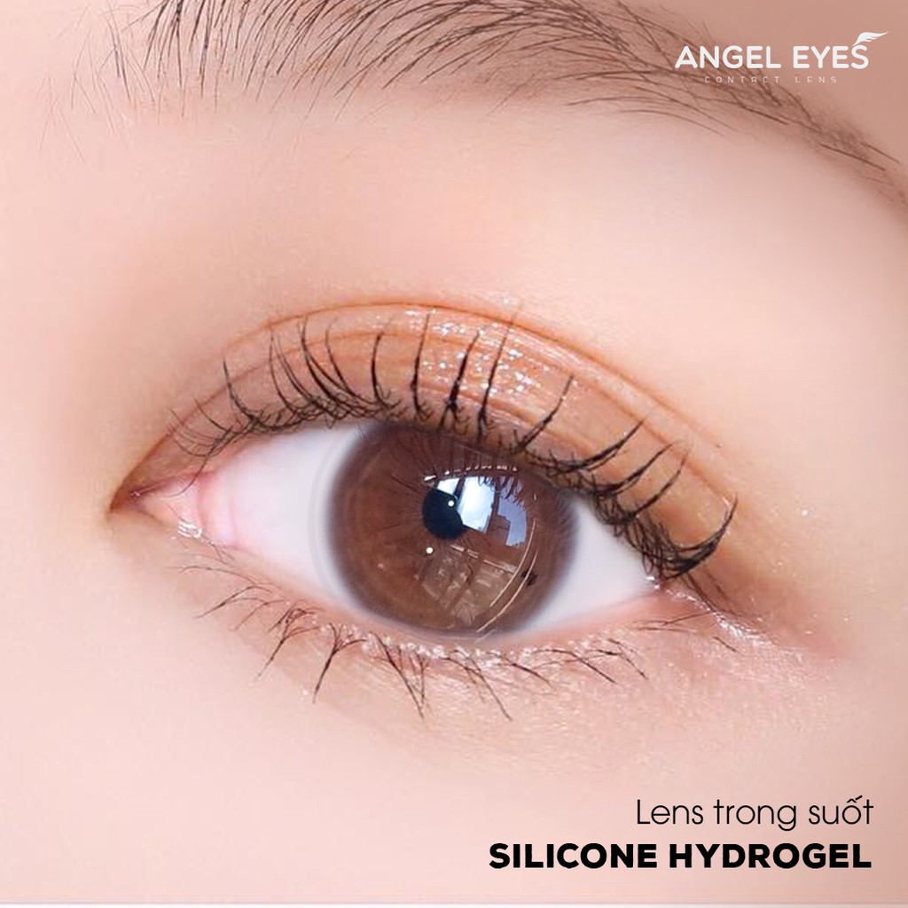 [Mã FMCGMALL -8% đơn 250k] [Hàng mới về] Lens trong suốt dòng cao cấp chất liệu Silicone Hydrogel Angel Eyes độ cận 110