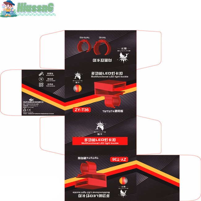 Kẹp Cố Định Đèn Led T4/t8/t5 Cho Bể Cá