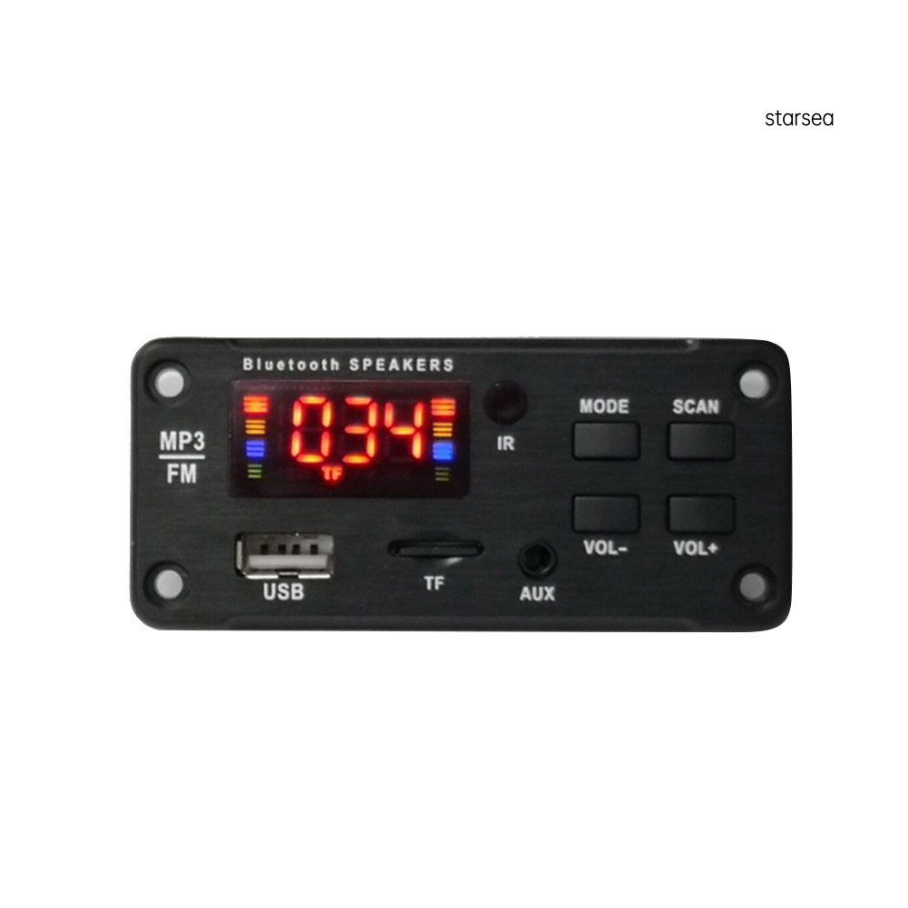 Mô Đun Giải Mã Âm Thanh MP3 FM Bluetooth Cho Xe Hơi