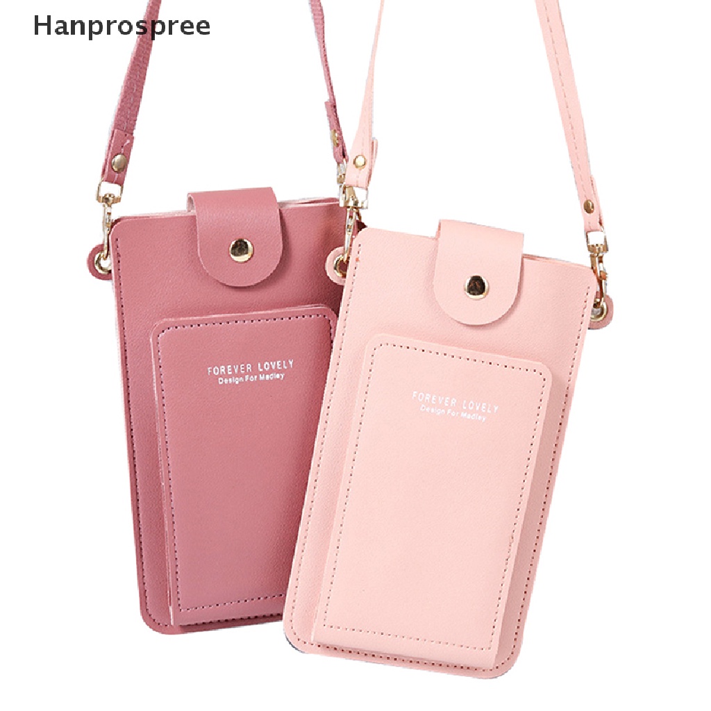 Hanprospree > Túi Xách Đeo Vai Đựng Điện Thoại Sức Chứa Lớn Có Thể Chạm Màn Hình Cảm Ứng Cho