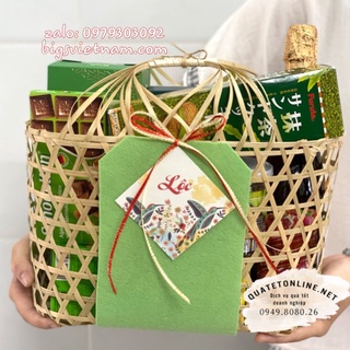 Giỏ Tre Size Lớn Đựng Bưởi, Bánh Tét, Dưa Hấu, Đựng Đồ Mẫu G5 Đại