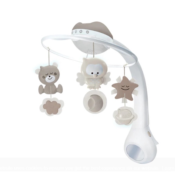 Đèn ngủ treo cũi 3 trong 1 Infantino 3 In 1 Projector Musical Mobile