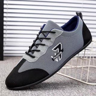 Giày Lười Vải Nam, Giày Lười Dáng Thể Thao Mã VG007