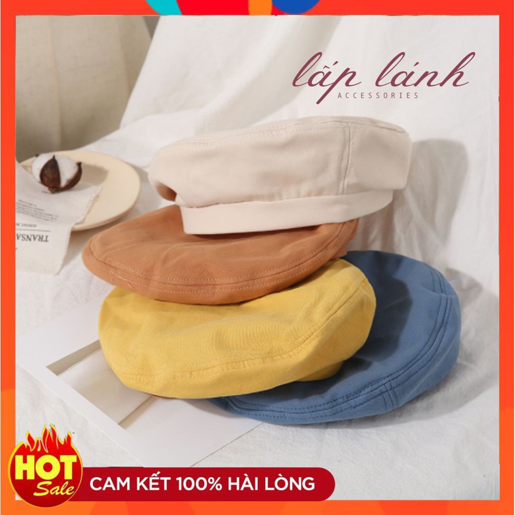 [Có sẵn] MŨ NỒI NÓN BERET ĐỦ MÀU THỜI TRANG MŨ HỌA SĨ PHONG CÁCH HÀN QUỐC N02