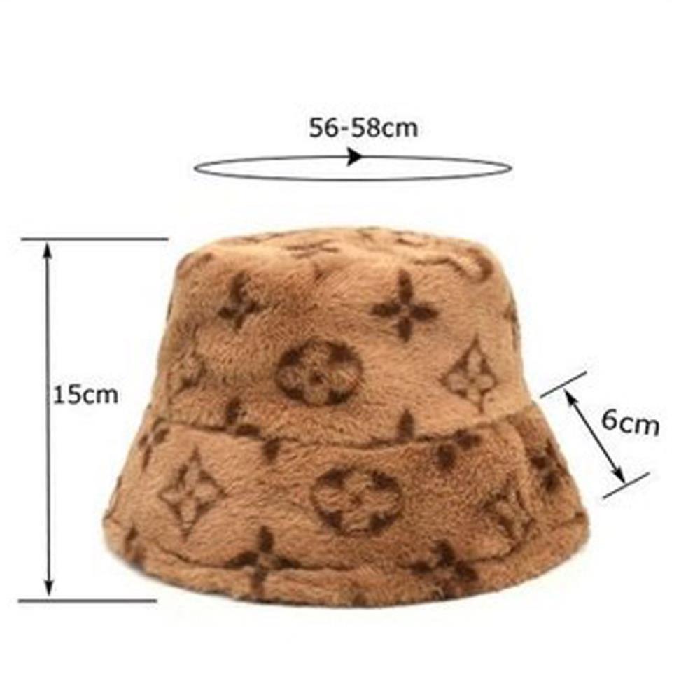 Mũ bucket len, nón vành tròn họa tiết monogram cực sang chảnh - sale