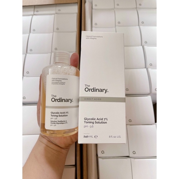 Toner The Ordinary tẩy da chết glycolic acid 7% 240ml Toning Solution