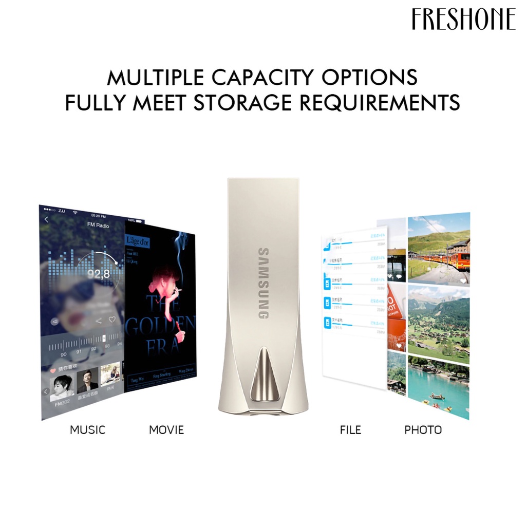 SAMSUNG Ổ Đĩa Flash USB 3.0 Swap 1T / 2T Tốc Độ Cao Chống Sốc Tiện Dụng Cho Văn Phòng | BigBuy360 - bigbuy360.vn