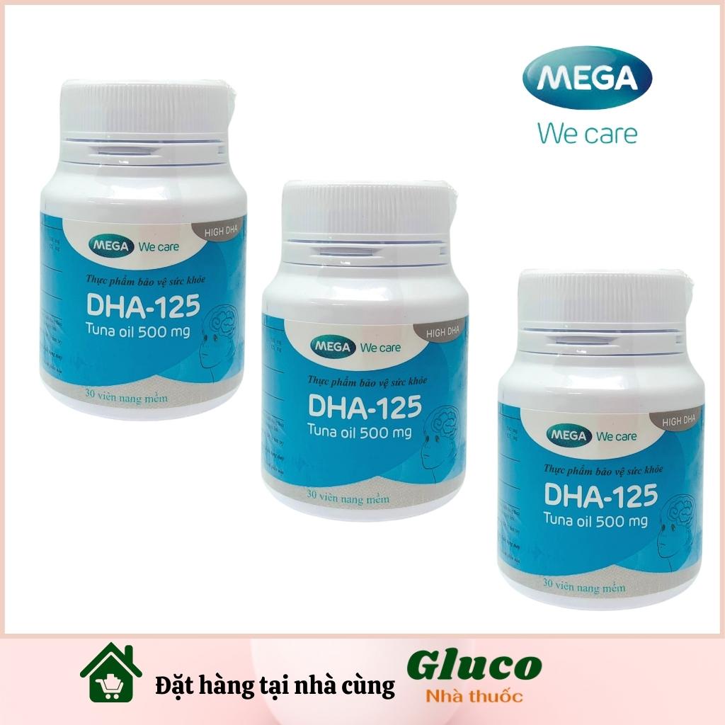 DHA cho bé 125mg Dầu cá ngừ phát triển trí não từ 2 tuổi GLU3201