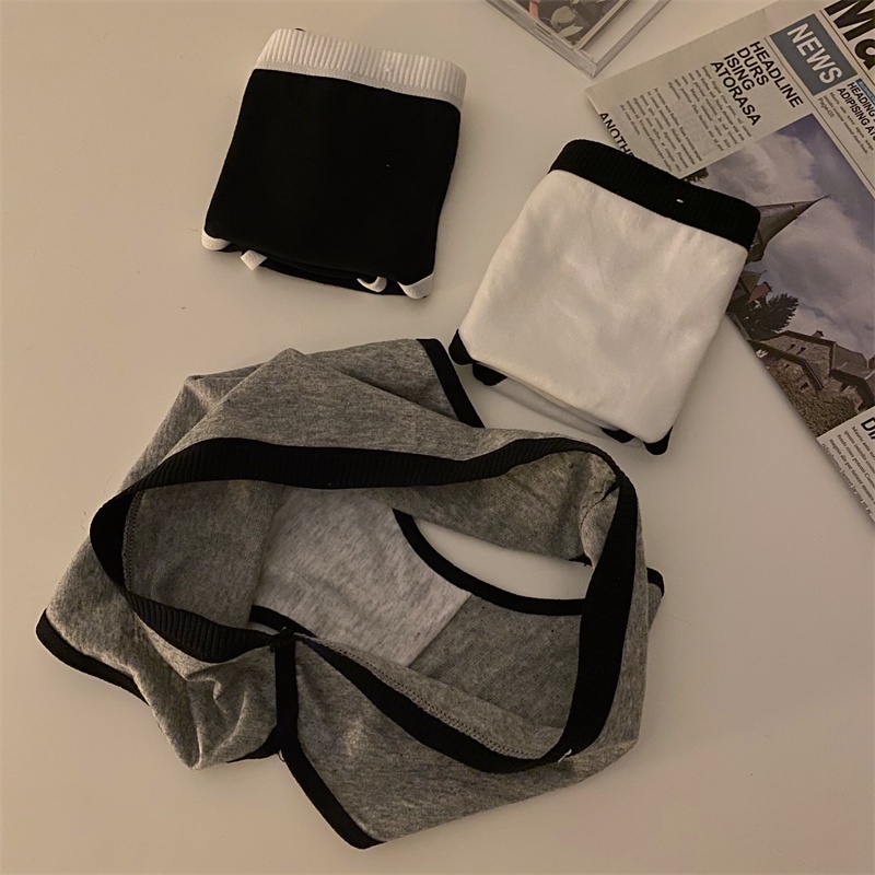 Quần Lót Cotton Đáy Cotton Thoáng Khí Kháng Khuẩn Thoải Mái Không Đường May Cho Nữ