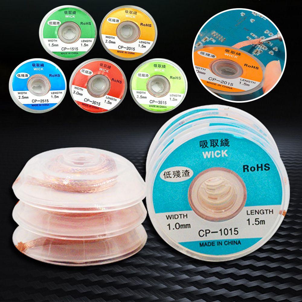 Set 5 Dây Bấc Chì Hàn 1.5M 1.5mm 2mm 2.5mm 3mm 3.5mm BGA Chuyên Dụng