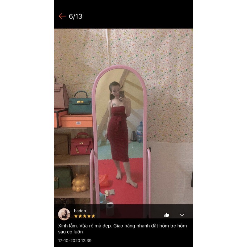 💥 ĐẦM BODY HAI DÂY THẮT NƠ CỰC XINH | BigBuy360 - bigbuy360.vn