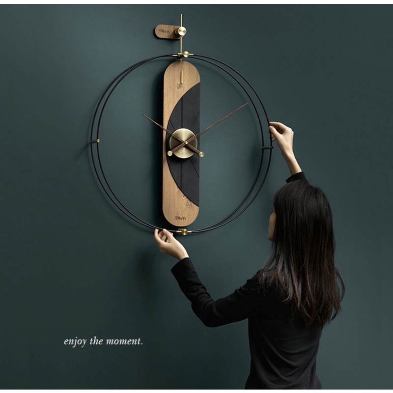 Đồng hồ treo tường Fallen Shadows phong cách Minimalism hiện đại