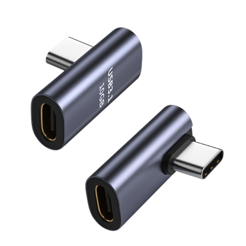 Đầu Chuyển Đổi Phích Cắm Type-c Góc 90 Độ 90 Độ Sang Cổng Type-c Chuyên Dụng Cho Điện Thoại