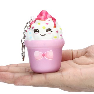 Squishy dẻo hình kem ốc quế dễ thương