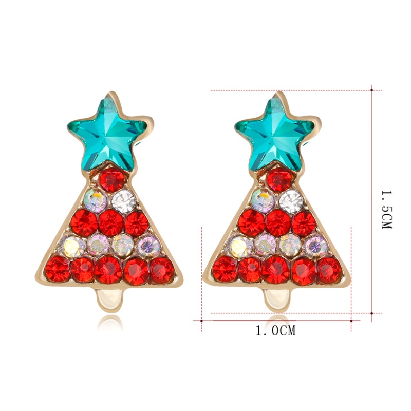 Khuyên Tai Hình Cây Thông Giáng Sinh Thời Trang Cho Nữ