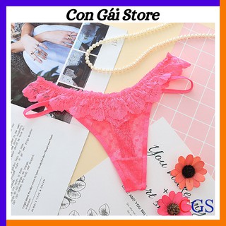 Quần lọt khe xuyên thấu xẻ đáy nữ gợi cảm vải ren cao cấp TL087 – Con Gái Store