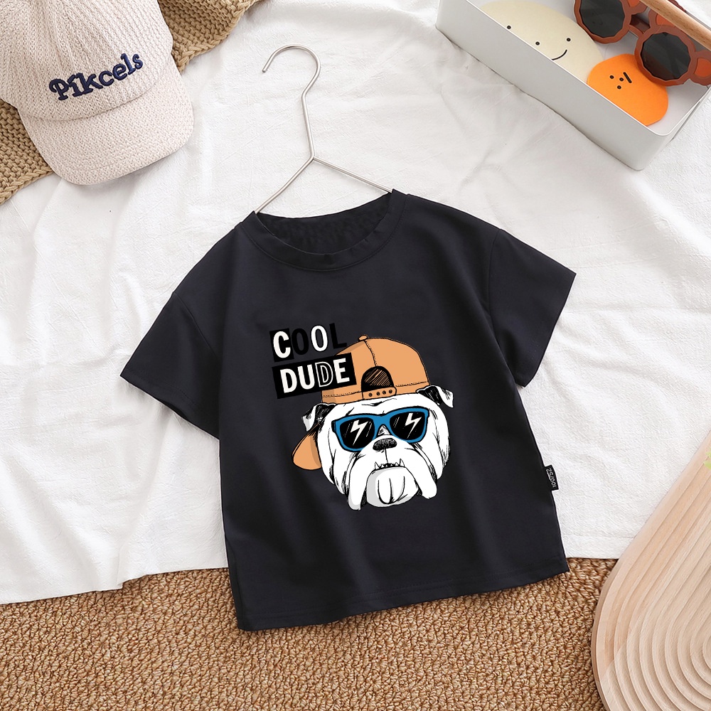 Áo thun cho bé trai, bé gái mùa hè 0 đến 4 tuổi họa tiết hoạt hình ATTE95