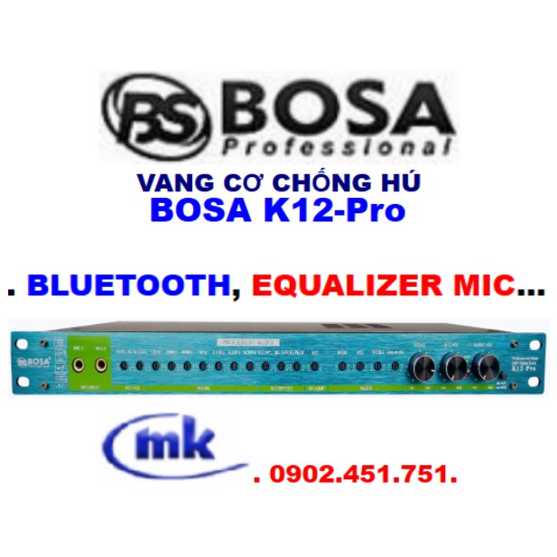 VANG CƠ CHỐNG HÚ BOSA K12-Pro