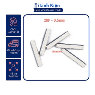 Socket fpc 28p 0.5mm khoá kéo tiếp điểm dưới loại 1