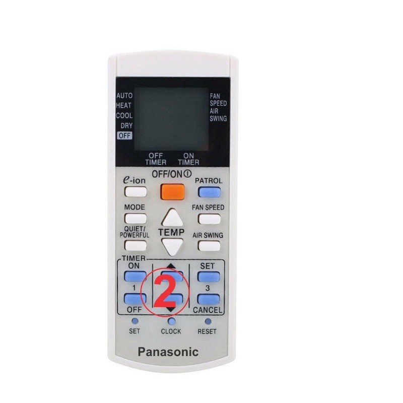 Điều khiển điều hòa Panasonic E-ion 1 và 2 chiều