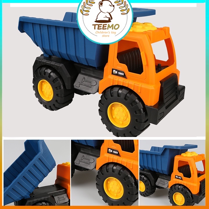 Xe đồ chơi cho bé trai 2 tuổi xe tải công trình cỡ lớn TEEMO XE-06